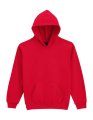 Kinder Hoodie Gildan Softstyle SF500B Rood